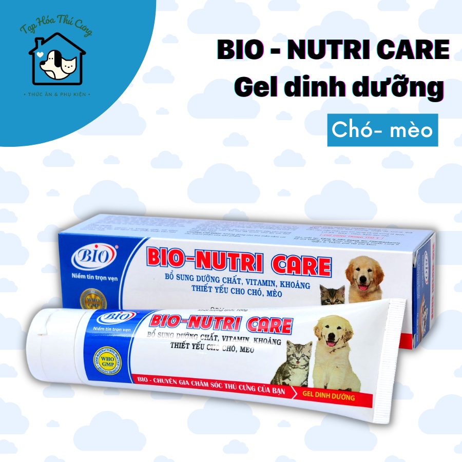 Gel dinh dưỡng cho chó mèo Bio nutri care 100gr