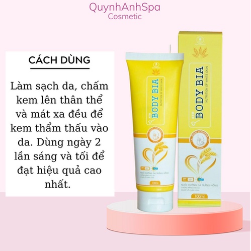 Kem dưỡng trắng da BODY BIA OLIC Chống nắng, dưỡng ẩm, trắng sáng da