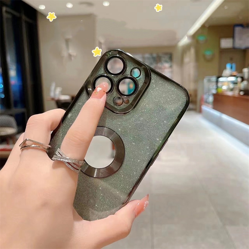 Ốp Điện Thoại Silicon Dẻo Tráng Gương Sang Trọng Chống Sốc Cho iPhone 13 12 Pro Max 11 Pro XS Max