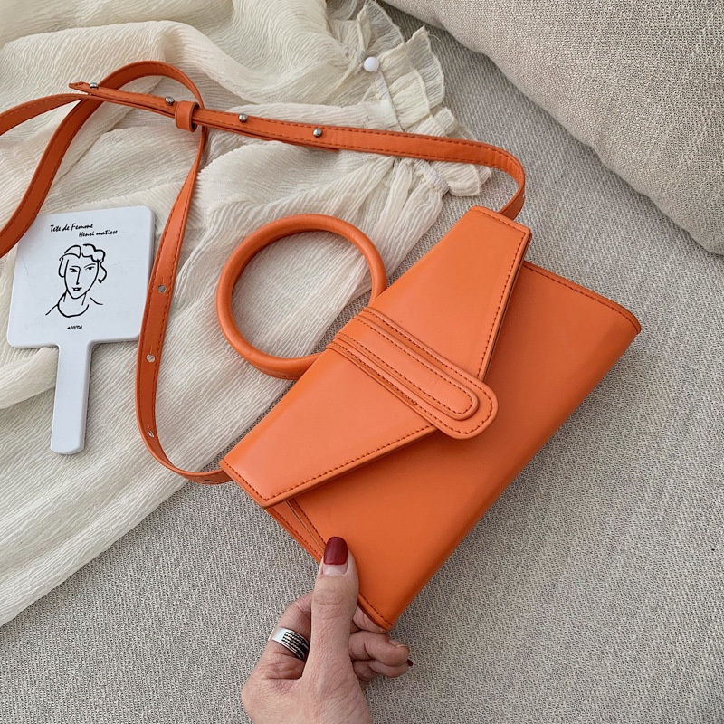 Túi cầm tay/ đeo chéo hình vuông nhỏ cao cấp thời trang 2019 phong cách Hàn Quốc đơn giản