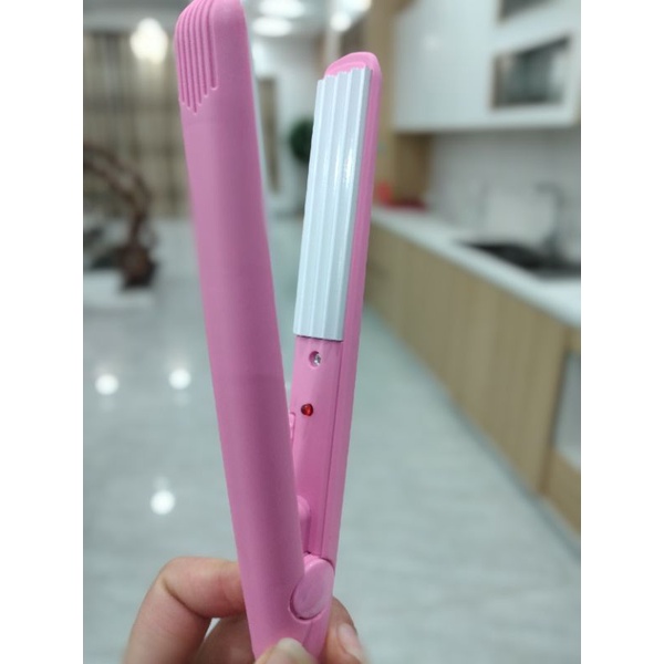 Máy dập xù tóc kiêm hàn túi mini maketime kèm hộp nhựa