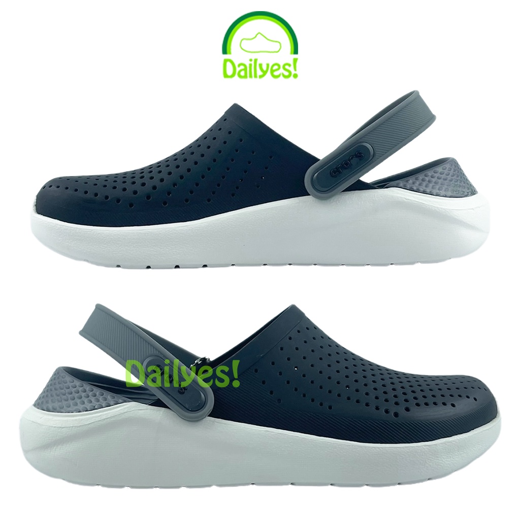 Sục Cross Literide Nam Nữ Màu Đen Đế Xám siêu êm, hàng xịn, full tag, hỗ trợ đổi trả - Cross Literide Dailyes