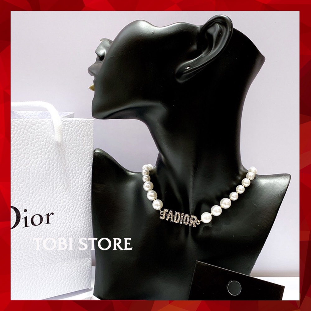 Vòng cổ ngọc trai nhân tạo thương hiệu Ja D.ior bản cao cấp hàng đẹp VCH36