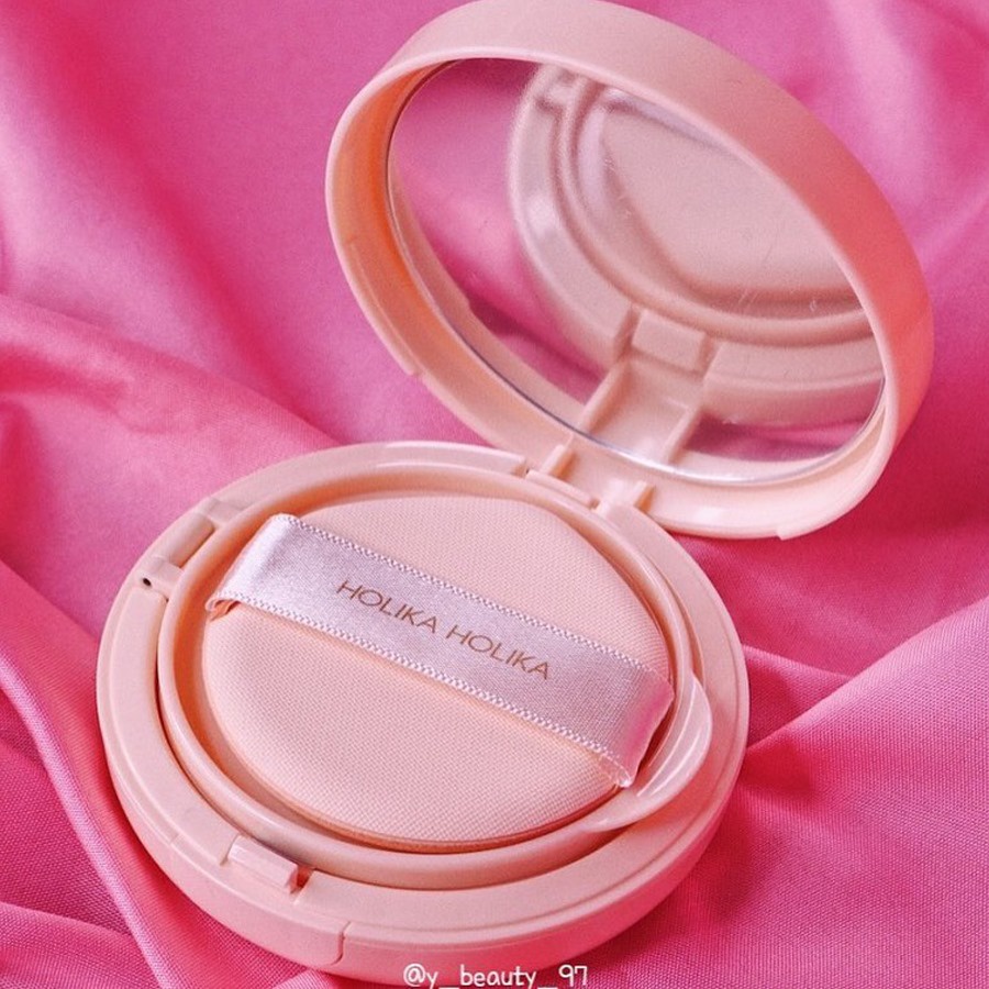 Phấn nước che khuyết điểm dưỡng da Hàn Quốc Holika Holika Holi Pop cấp ẩm lâu trôi chống thấm SPF50+