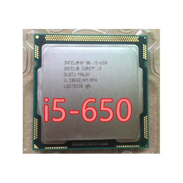 cpu  pc i7 860 / i5 650 / i5 750 socket 1156 / tặng keo tản nhiệt