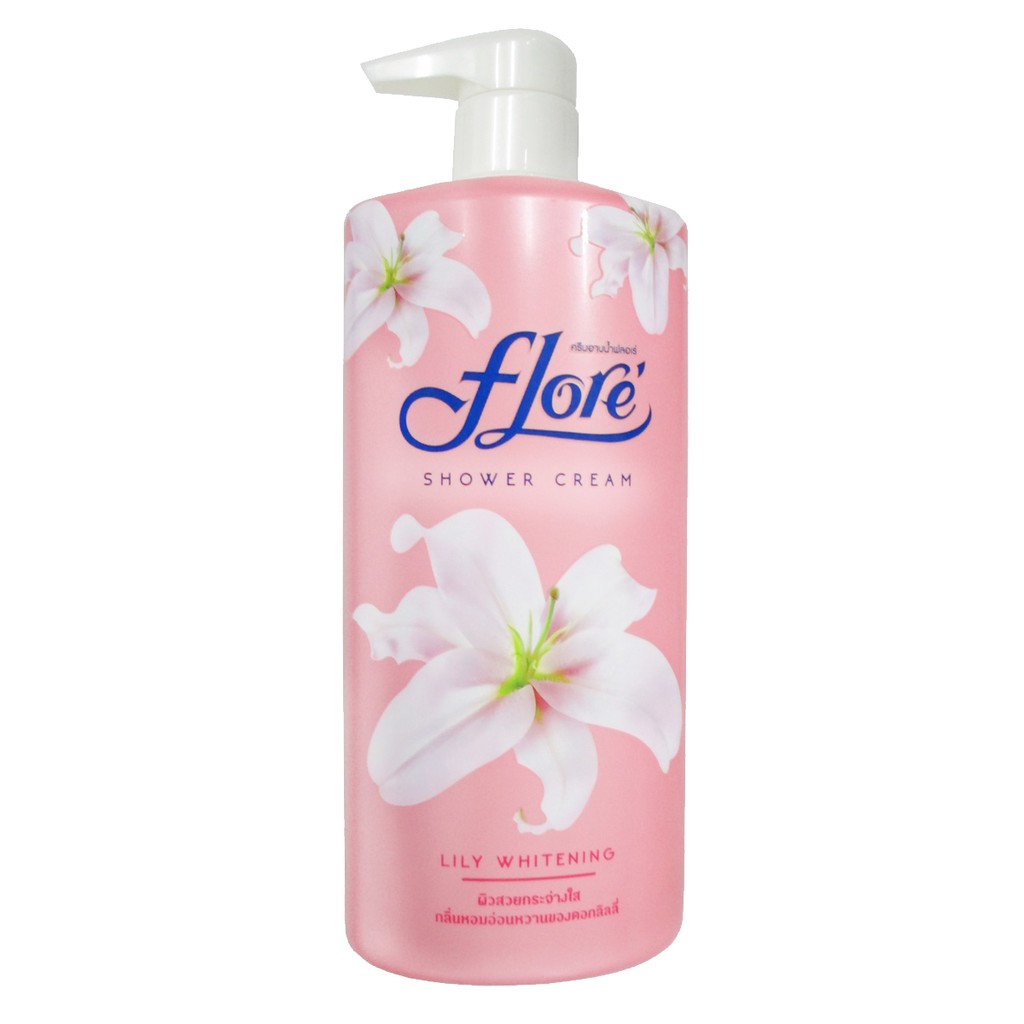 Sữa tắm dưỡng ẩm trắng da Flore Lily Whitening (200ml &amp; 500ml)