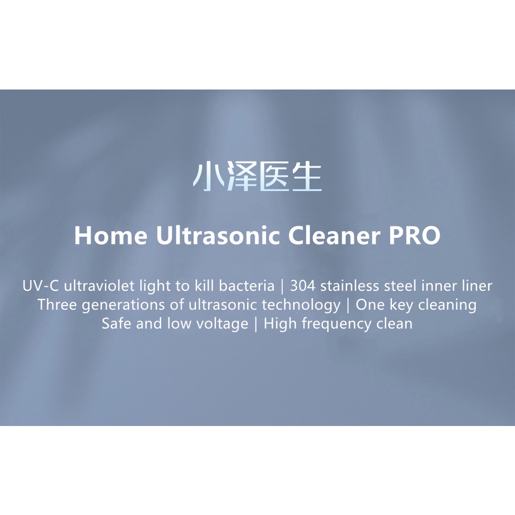 Máy Làm Sạch Siêu Âm Khử Trùng Tia UV-C Tần Số Cao Của Xiaomi YouPin xiaoze