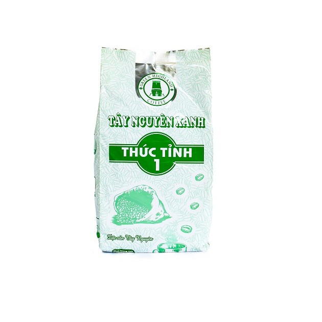 Cà phê rang xay sạch pha phin 500gr tây nguyên xanh ocop kon tum