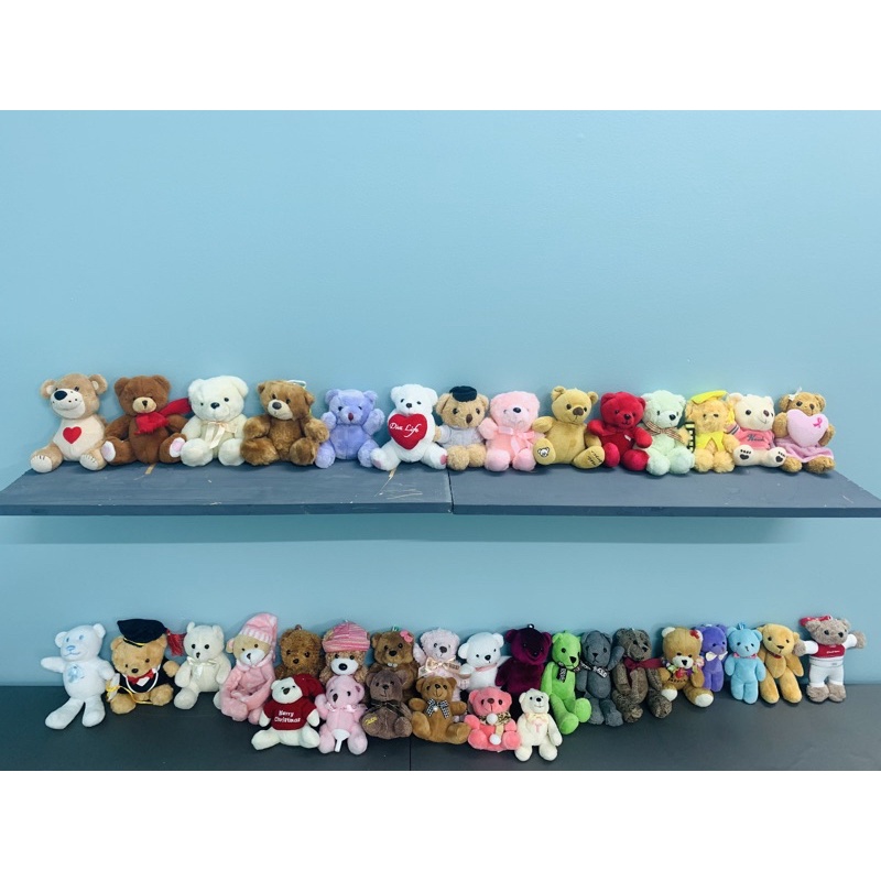 Set 40 teddy mini size 14-17cm