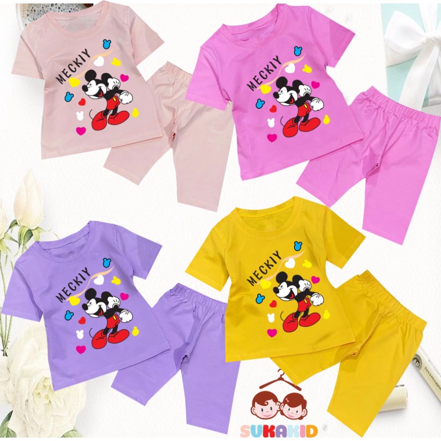 ( Km ) Combo 3 Bộ đồ bé gái meckiy bé gái tay ngắn từ 6kg đến30kg.BDBG66.