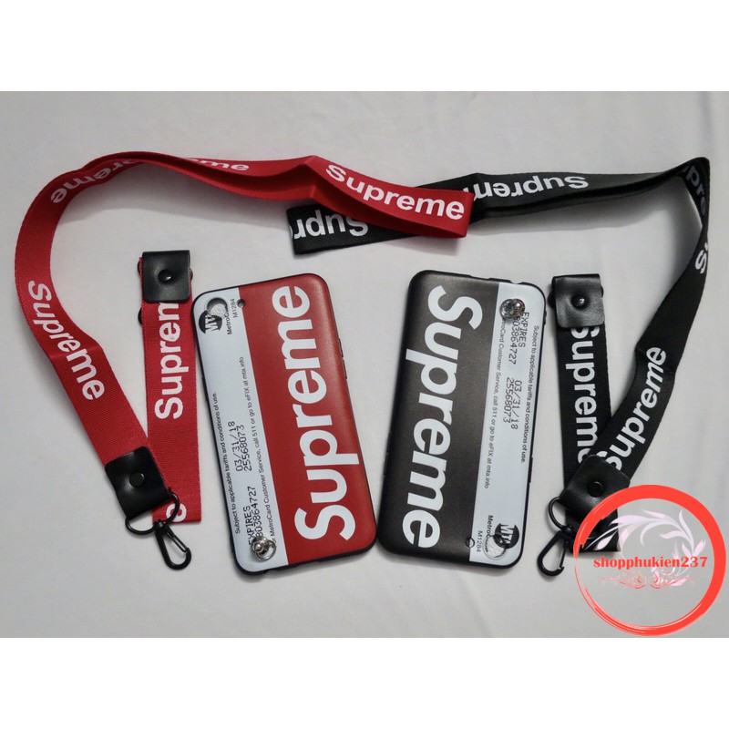 [Freeship toàn quốc từ 50k] OPPO A83 ỐP LƯNG DẺO SUPREME TẶNG KÈM DÂY ĐEO