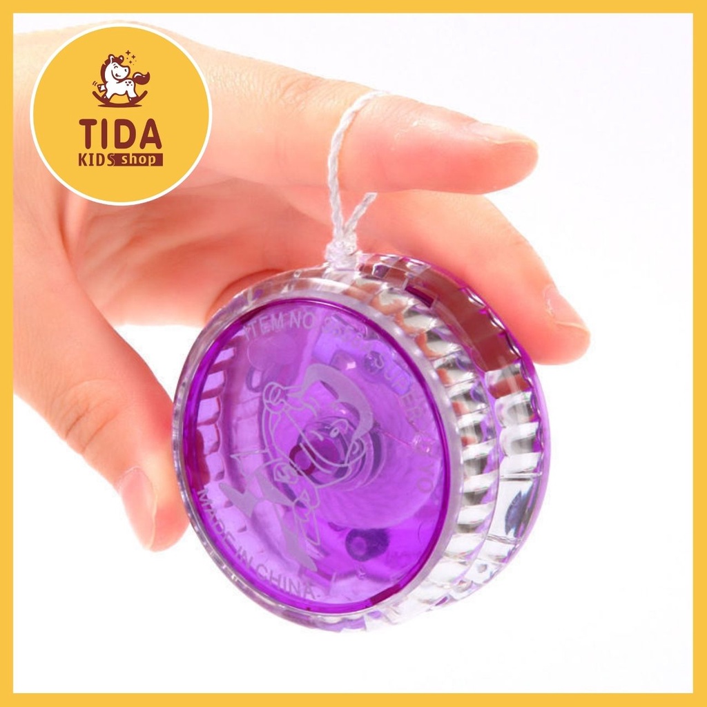 Đồ Chơi Yoyo Có Đèn Led Phát Sáng ⚡ HÀNG ĐẸP ⚡ Dùng Làm Quà Tặng Cho Bé Từ 3 Tuổi, Đồ Chơi Giải Trí TiDa Kids Shop