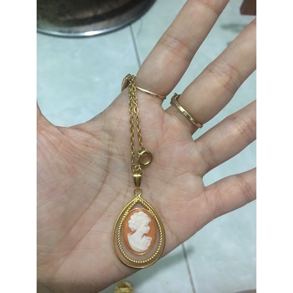 Dây chuyền cô gái cameo