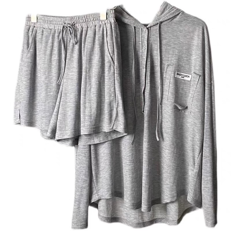 Set bộ nữ thể thao có mũ (Chất liệu Cotton mỏng co giãn 4c) • 2ENDSHOP