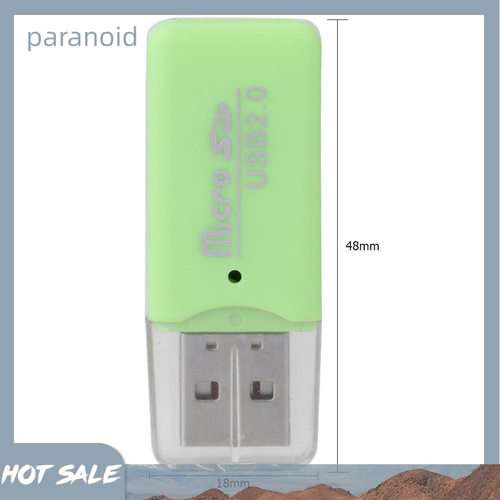 Đầu Đọc Thẻ Nhớ Usb 2.0 Cho Micro Sd / Tf T-flash