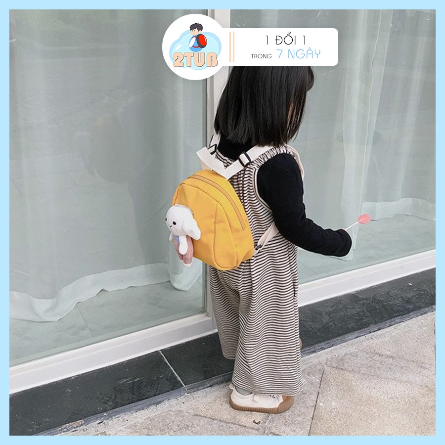 Balo đi học cho bé mẫu giáo 1-4 tuổi hình thỏ đáng yêu TẶNG QUÀ xinh 2TUB M13