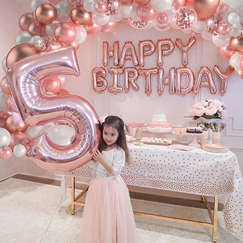 Bóng Bay Trang Trí Tiệc Tùng Sinh Nhật Decor Birthday Bóng Hình Số