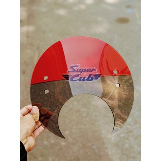 Kính chắn gió xe cub đèn tròn Moony