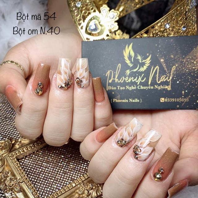 Bột mỹ đắp móng mã 54, bột ombre (che) N40 hũ 30gam