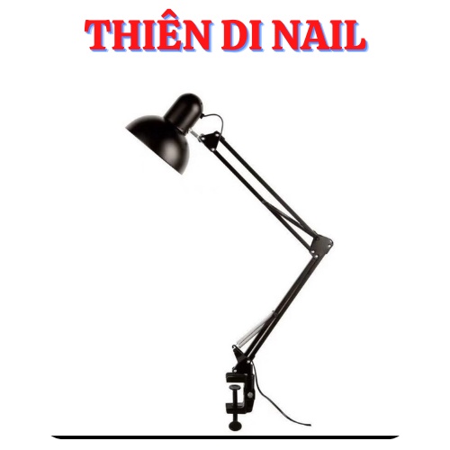 Đèn kẹp bàn dùng làm nail, nối mi, phun xăm, đèn học, đèn led đa năng 2 in 1 chống cận chống lóa Thiên Di Nail