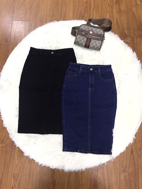 HÀNG NEW_ Chân váy Jean ôm body xẻ sau siêu đẹp_chân váy bò công sở _chân váy bút chì _GIAO ĐÚNG MẪU | BigBuy360 - bigbuy360.vn