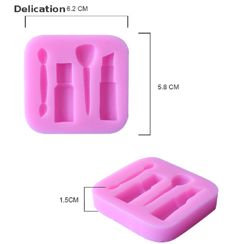Khuôn Làm Bánh Chất Liệu Silicone Tự Làm Hình Son Môi 3D