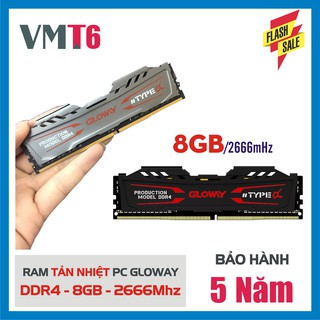 Ram tản nhiệt Gloway DDR4 8G 2666MHz - Bảo hành chính hãng 5 năm