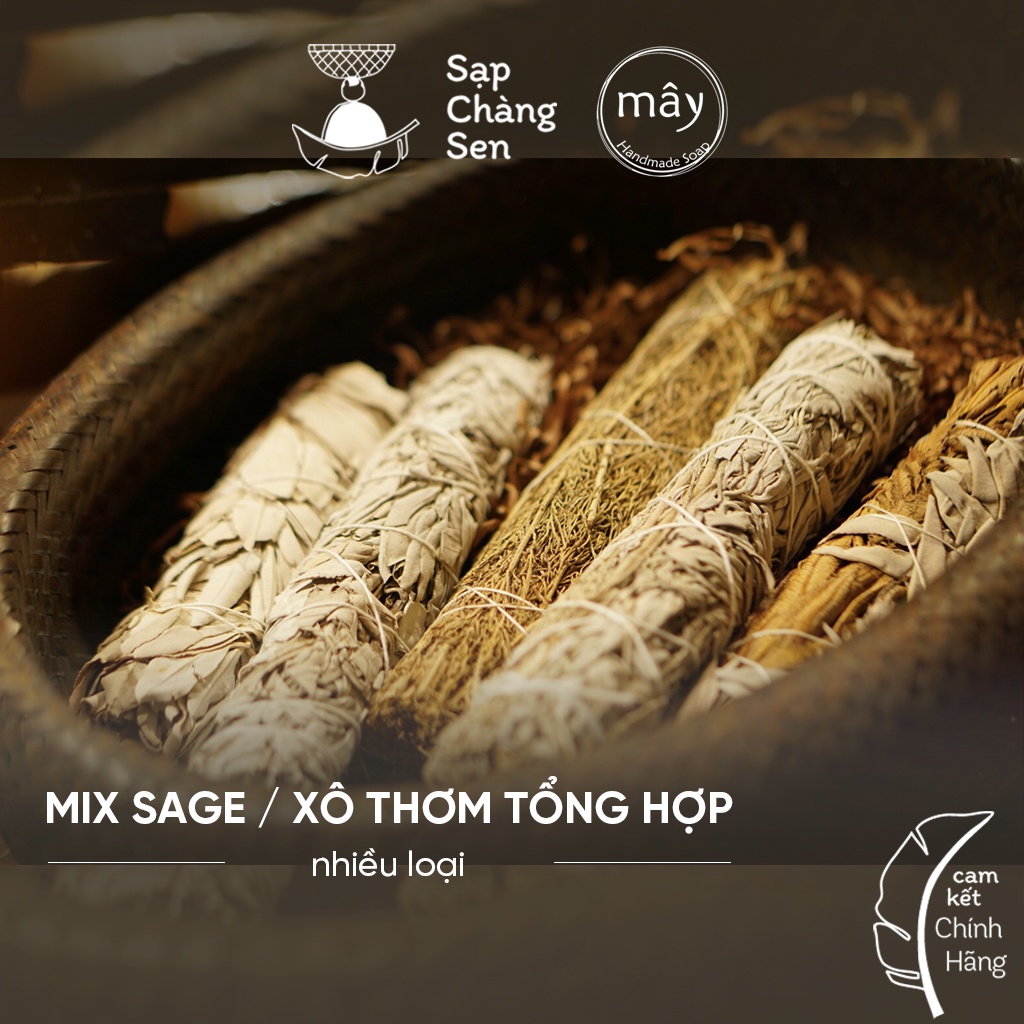 Mix Sage (xô thơm, thảo dược xông nhà)
