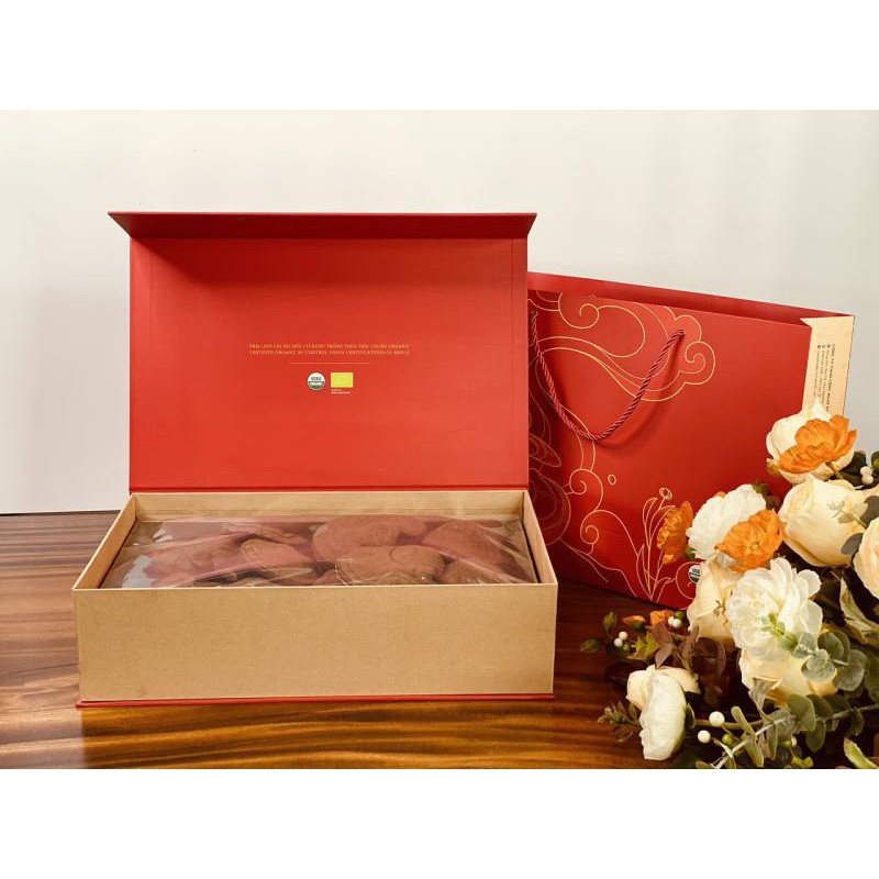 Hộp quà nấm Linh Chi đỏ 500g