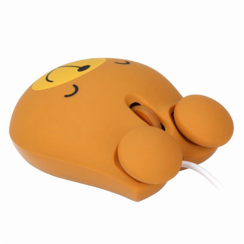 Chuột máy tính 1000 Dpi có dây làm từ nhựa hình gấu con