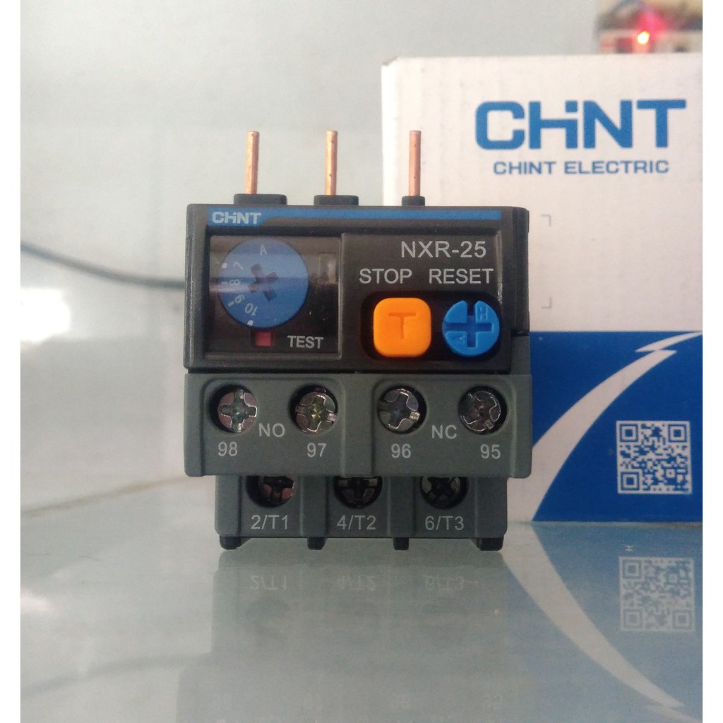 [Chint] Rơle nhiệt NXR-25 có đầy đủ dải dòng, lắp cùng NXC 06 đến 38