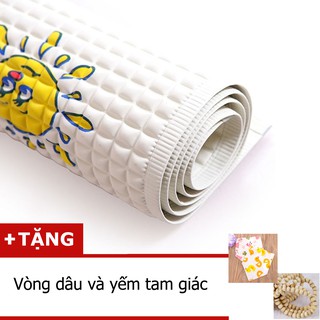 Chiếu cao su chống thấm tặng vòng dầu và yếm tam giác