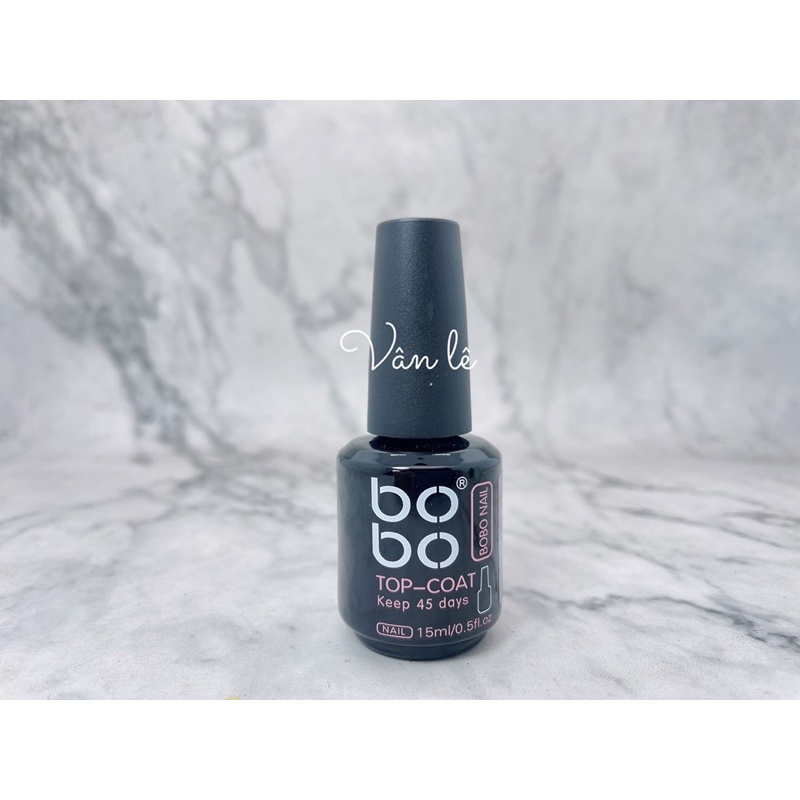 Sơn gel top base cứng móng top lì hãng bobo