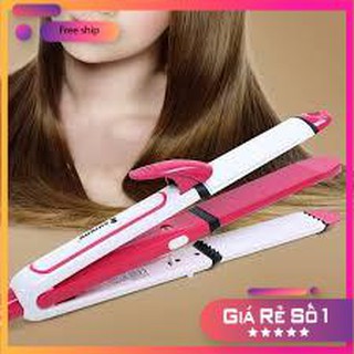 Máy làm tóc, uốn tóc, duỗi tóc, bấm tóc không gai 4 in 1 shinon sh-8005, 8005