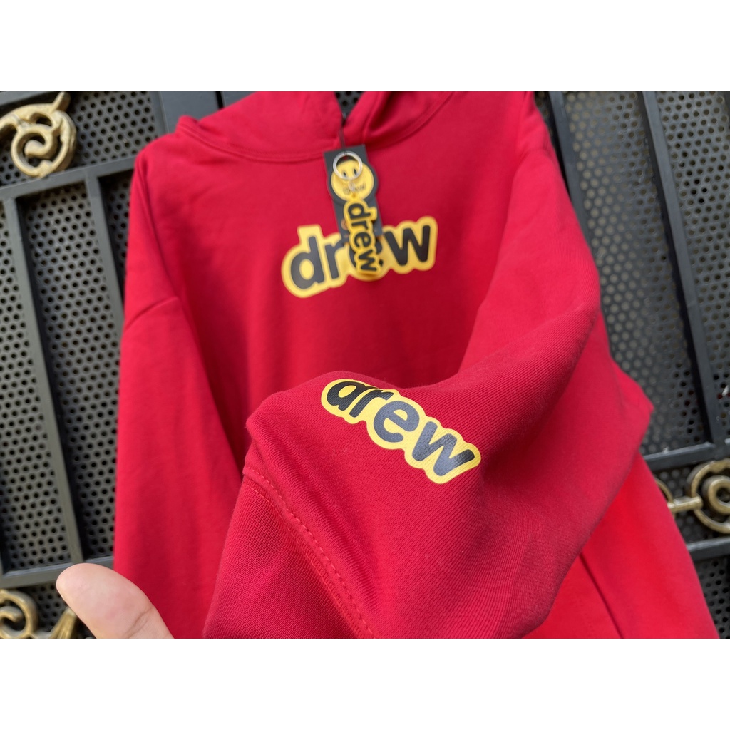 [Ảnh Thật] Áo Hoodie Drew Mặt Cười - Hình In Cao Su - Nỉ Bông Cotton -  Full Tag Bọc - Tặng móc khóa | BigBuy360 - bigbuy360.vn