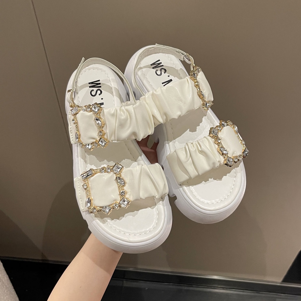 Giày Sandal Đế Dày Thời Trang Dành Cho Nữ