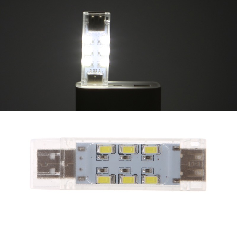 Đèn Led 12 Bóng Mini Có Cổng Sạc Usb