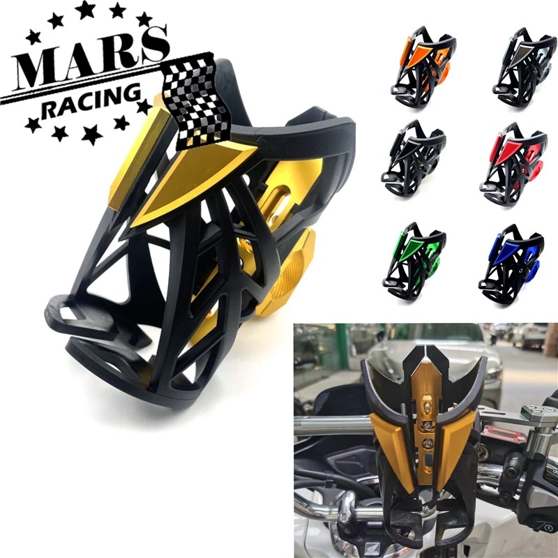 Đối với HONDA Universal ADV350 ADV150 X ADV 750 FORZA 750 PCX 150 PCX 160 CB650R CBR650R 500F Đồ uống dành cho Xe máy Bình nước Nước uống Giá đỡ cốc Giá đỡ Giá đỡ Bình nước
