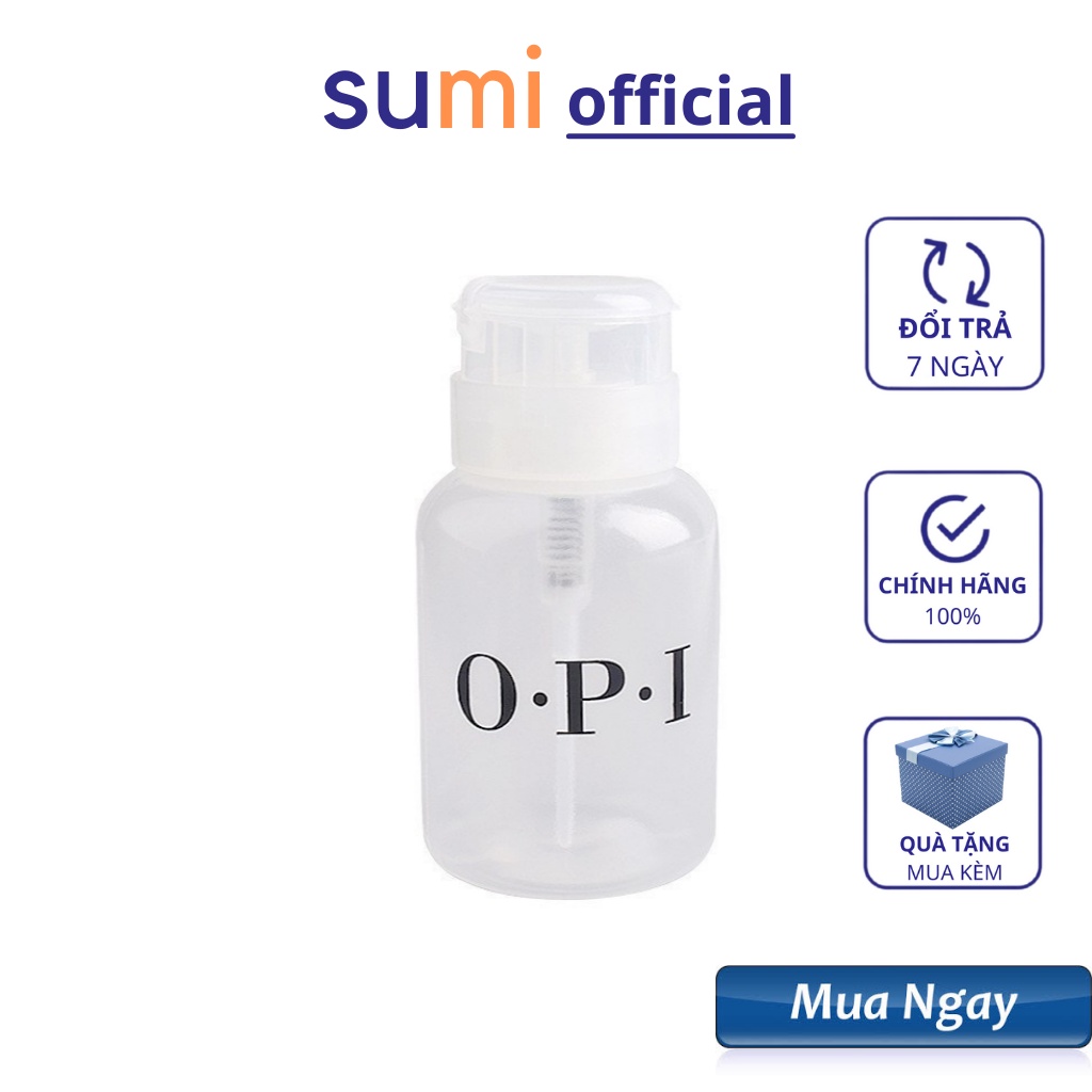 Lọ đựng cồn/ acetone 250ml OPI đầu xịt