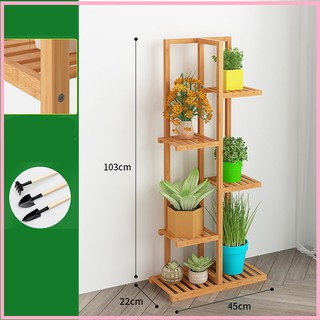 RE0405 Kệ trang trí gỗ 5 tầng - Kệ trang trí - Kệ cây cảnh - Khay kệ cây cảnh - Vách ngăn trang trí