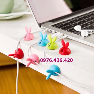 Combo 06 nút giữ dây điện dễ thương