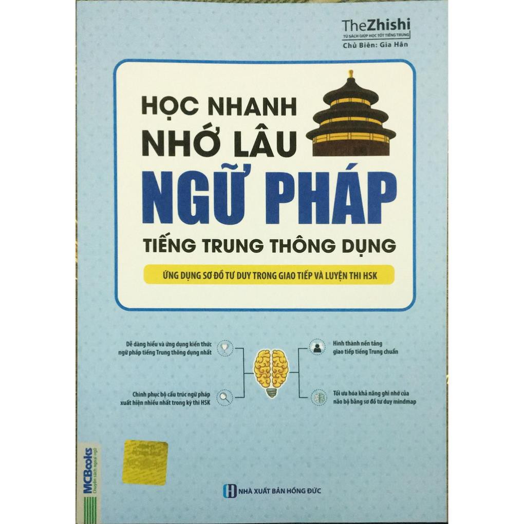 Sách - Combo Sách Học Nhanh Nhớ Lâu 1500 Từ Vựng Tiếng Trung + Học nhanh nhớ lâu ngữ pháp tiếng trung thông dụng | BigBuy360 - bigbuy360.vn