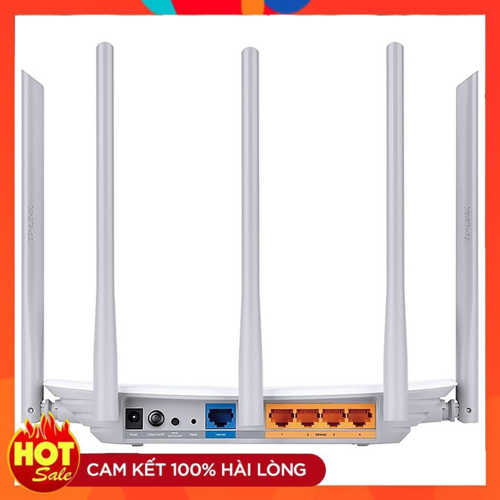 [Chính Hãng] Bộ Phát Wifi TPLink Archer C60 AC1350-Router Wifi Băng Tần Kép 5 Ăngten-Chính Hãng BH 24T