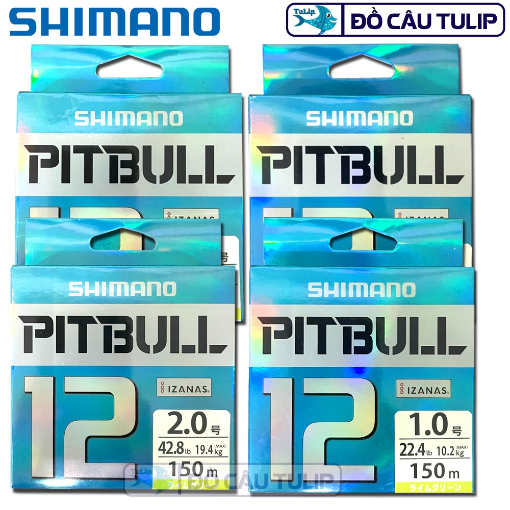 Dây Dù Câu Cá SHIMANO PITBULL X12 - Dây Dù Câu Cá Lure Siêu Bền, Cao Cấp - Phụ Kiện Câu Cá Đồ Câu TULIP