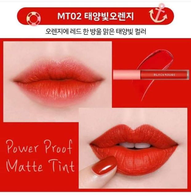 ( Xả kho ) Son Black Rouge Power Proof Matte Tint | BigBuy360 - bigbuy360.vn
