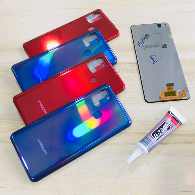 Combo Bộ Vỏ Sườn + Màn Hình Samsung A21S Zin Hàng Cao Cấp (Tặng tuýp keo)