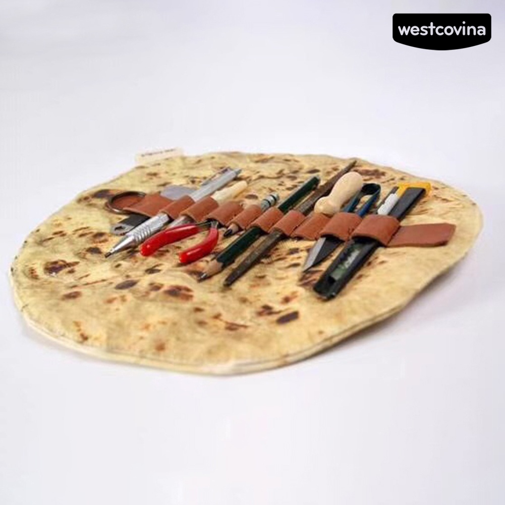 [Hot]✍Túi Đựng Bút Chì/Bút Chì Cuộn Hình Bánh Quy/Bánh Quy/Sesame Street Giống Thật