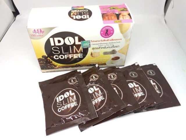 Hộp 10 gói CAFE, cà phê giảm cân IDOL SLIM thái lan