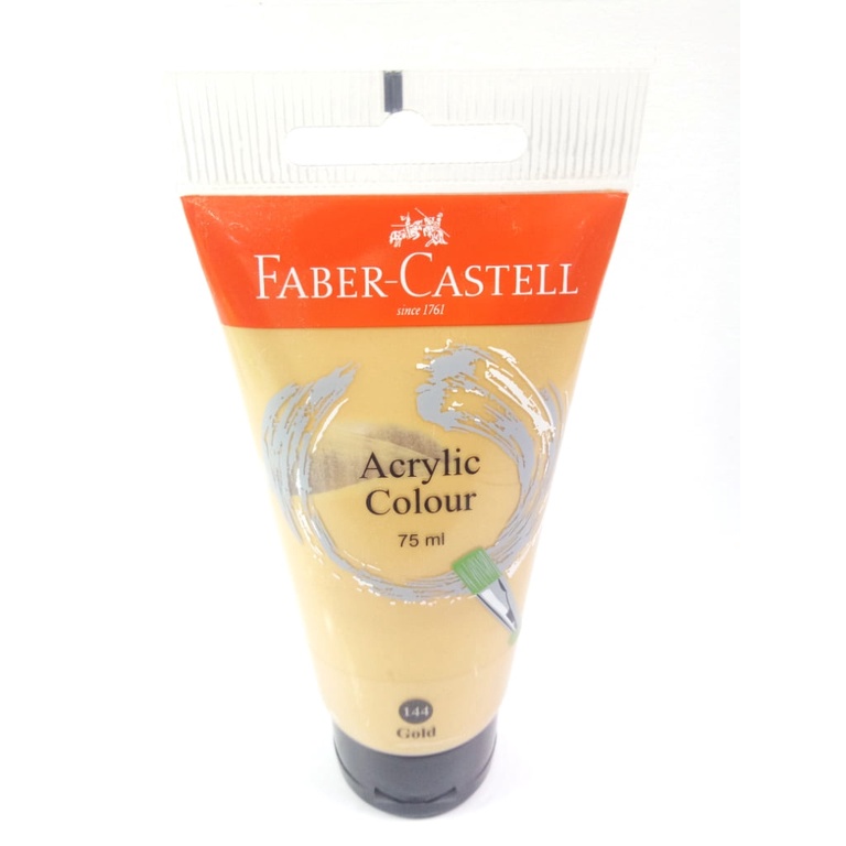 Tuýp màu vẽ ACRYLIC 75ML GOLD (Vàng) Faber 187510