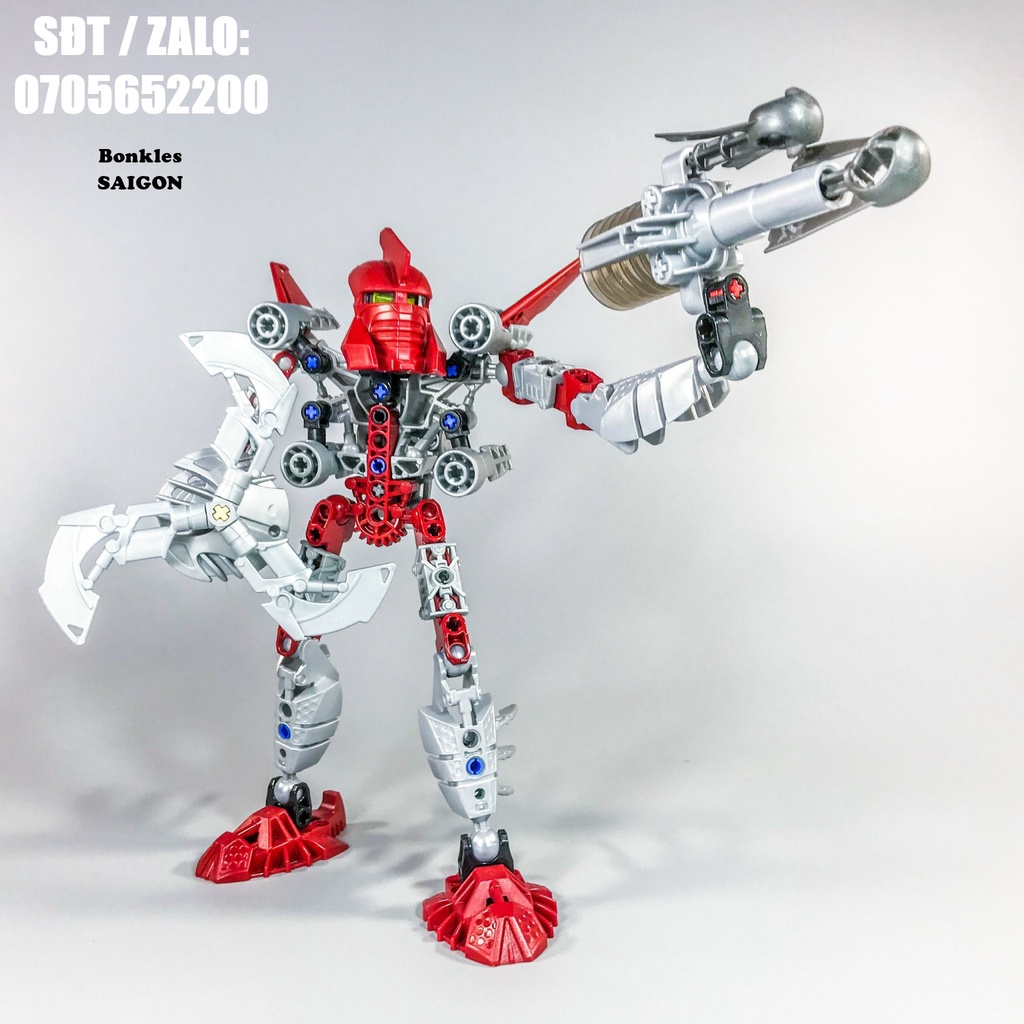Đồ Chơi Mô Hình Vintage lắp ráp LEGO Bionicle: Mistika Toa Tahu 8689 Chính Hãng Đan Mạch (2008)
